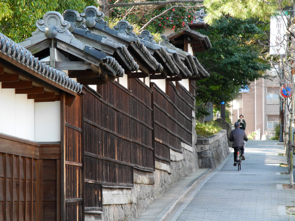 徳川園の外側