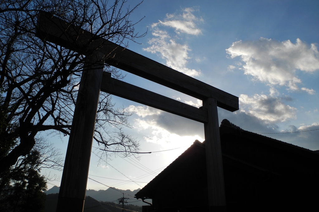 関宿の鳥居