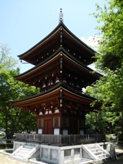 岡寺　三重塔