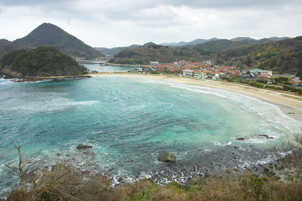 正月の北浦海岸