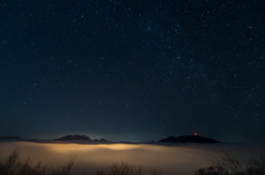 星と雲海