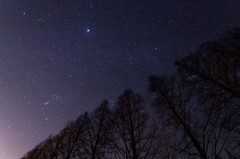 木星とオリオン座