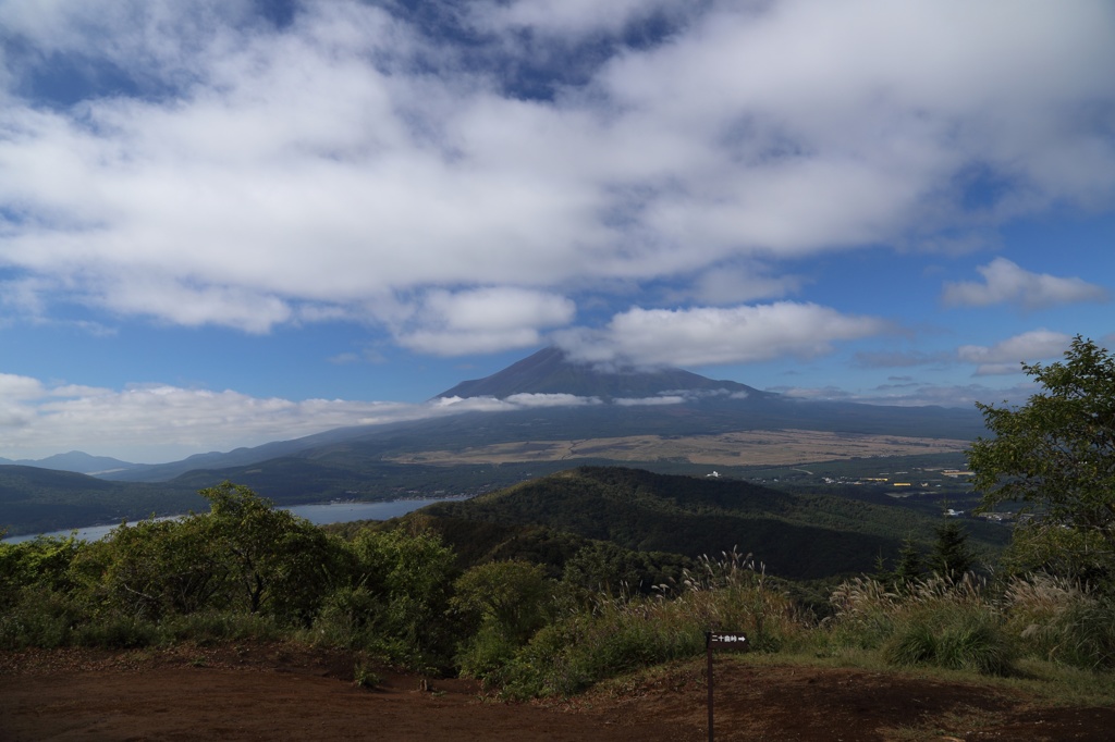 石割山山頂からの富士山