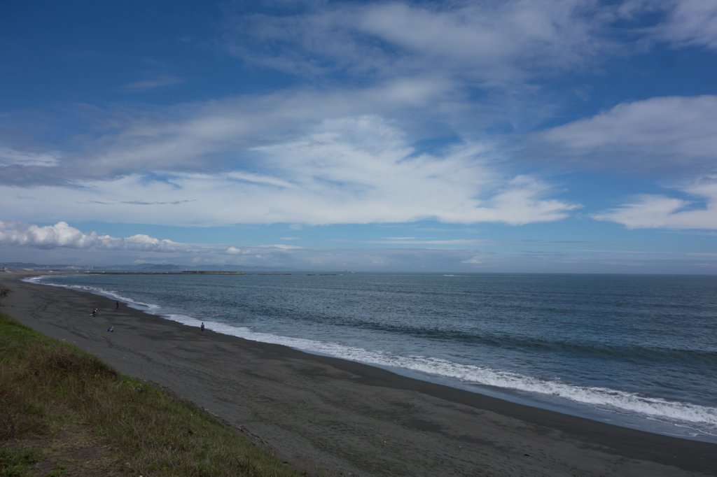相模湾から江ノ島方面