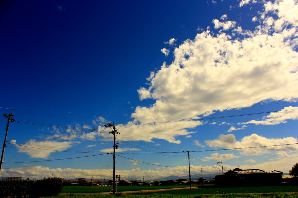 思い出の夏の空