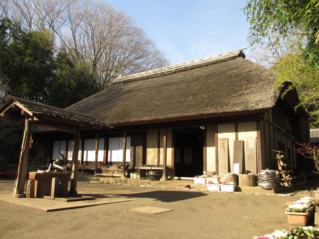 冬の長屋門公園