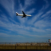 Boeing in sunny sky