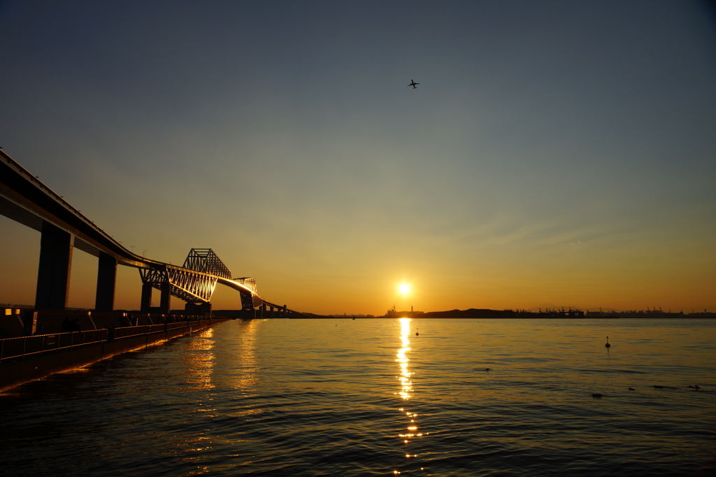 Sunset&Tokyo Gate Bridge 03