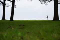 草原の少年