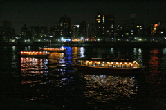 隅田川の夜(春)