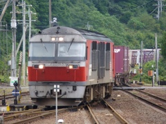 新得駅にて