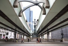 日本国道路元標の空