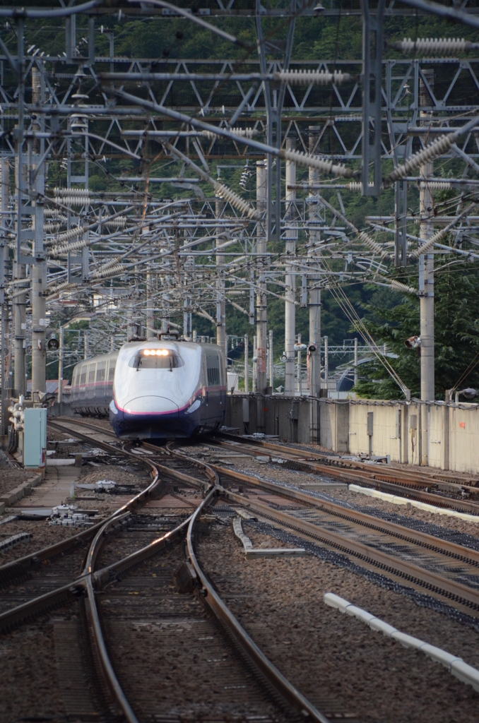 下り線侵入