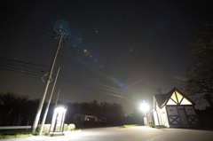 広がる夜空