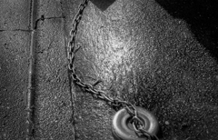 chain on the ground
