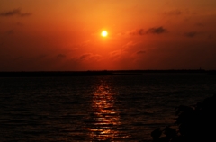 海にうつる太陽光