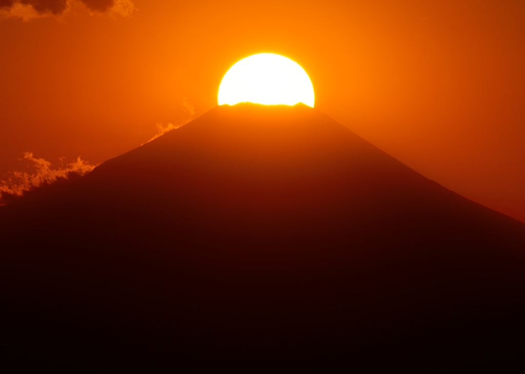 山頂の輝き