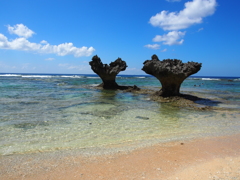 テーヌ浜：ハートロック