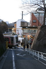 踏切のある、あの坂道