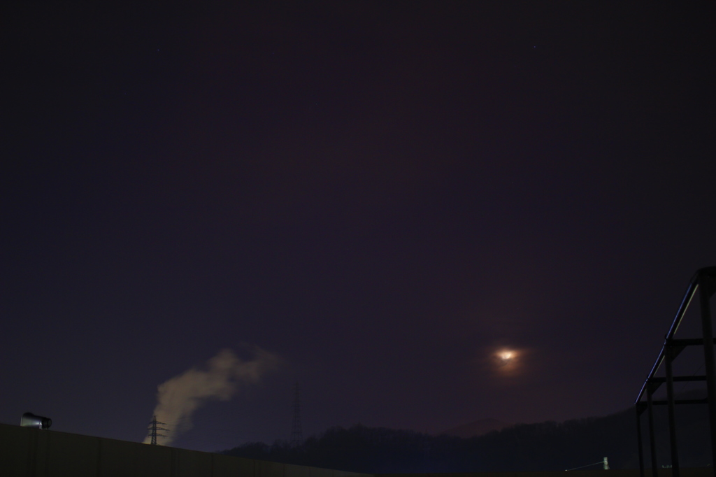 闇夜の煙