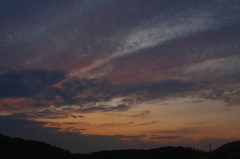 今日の夕焼け