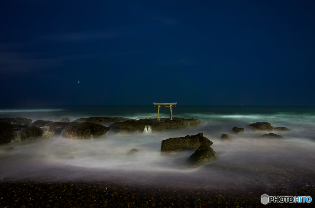 とある日の大洗海岸夜景 #1