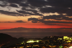 夕焼けの伊豆半島5