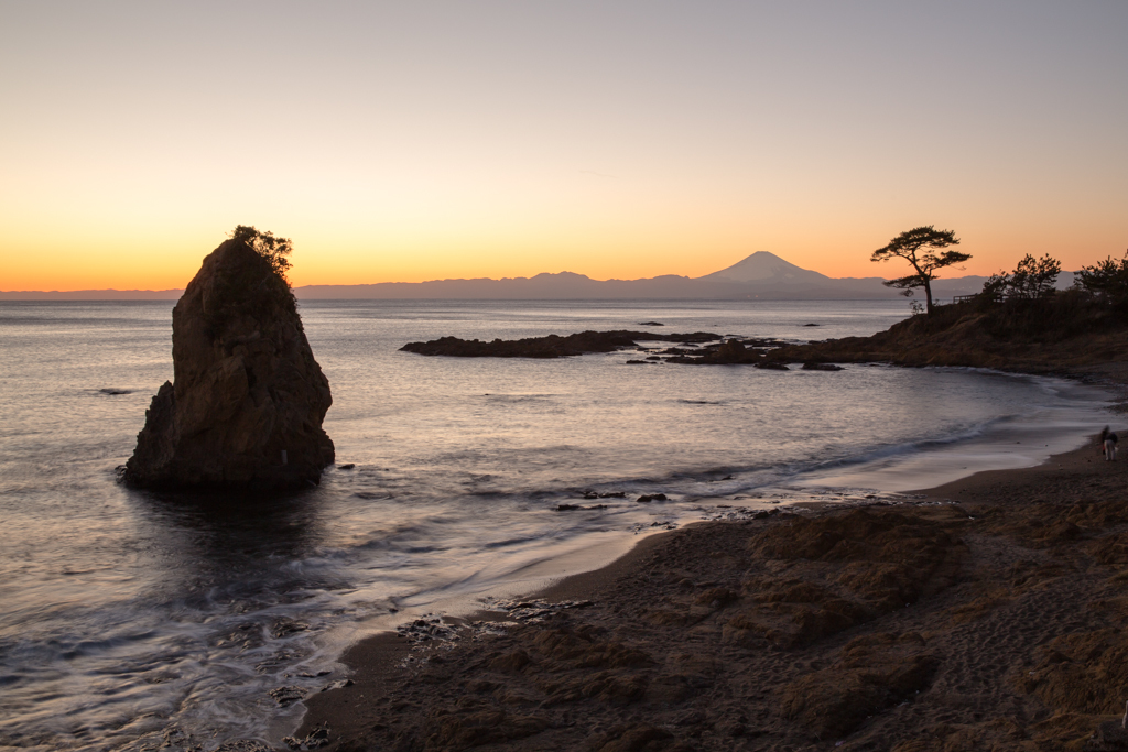 2014年1月19日の日没風景5