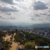 城下町を見下ろす
