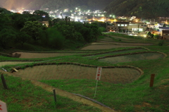 夜の棚田2