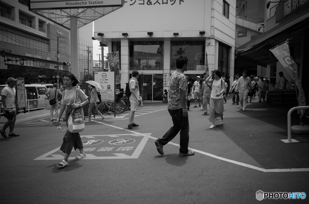 駅前風景