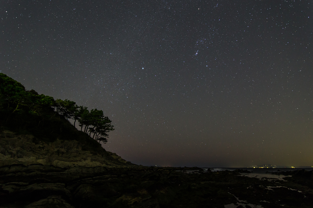 荒崎の星空