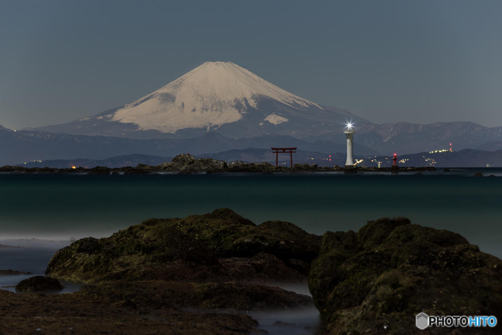 2017年2月11日　森戸海岸夜景 #4