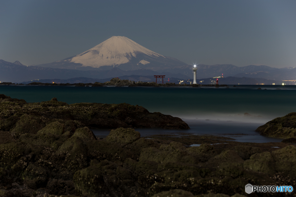 2017年2月11日　森戸海岸夜景 #2