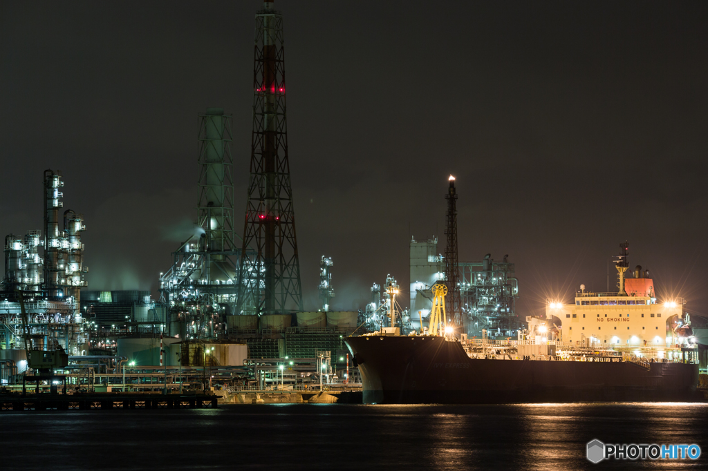 JX根岸製油所夜景 #6