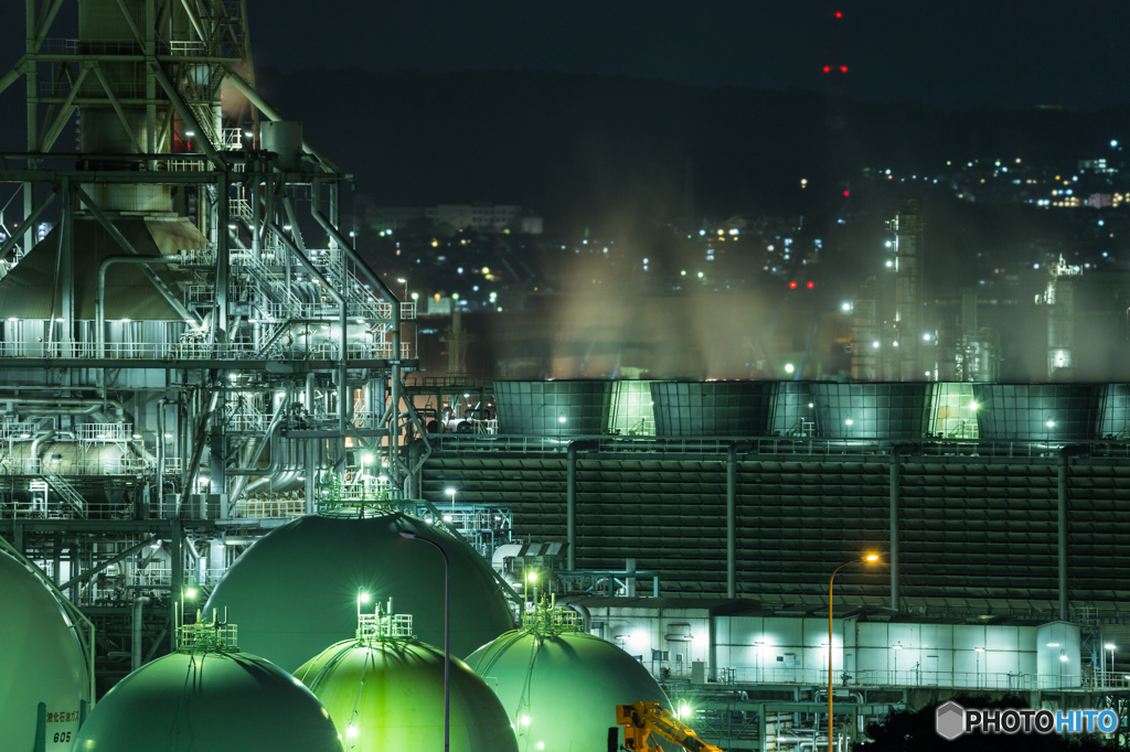 JX根岸製油所夜景 #2