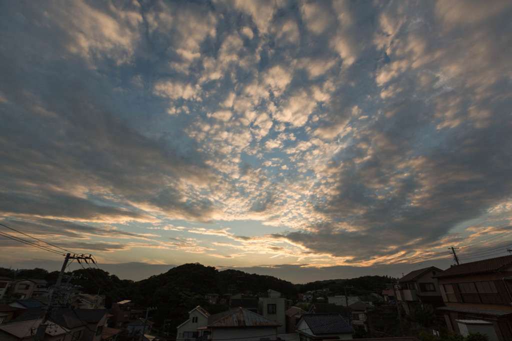 自宅からの夕焼け3