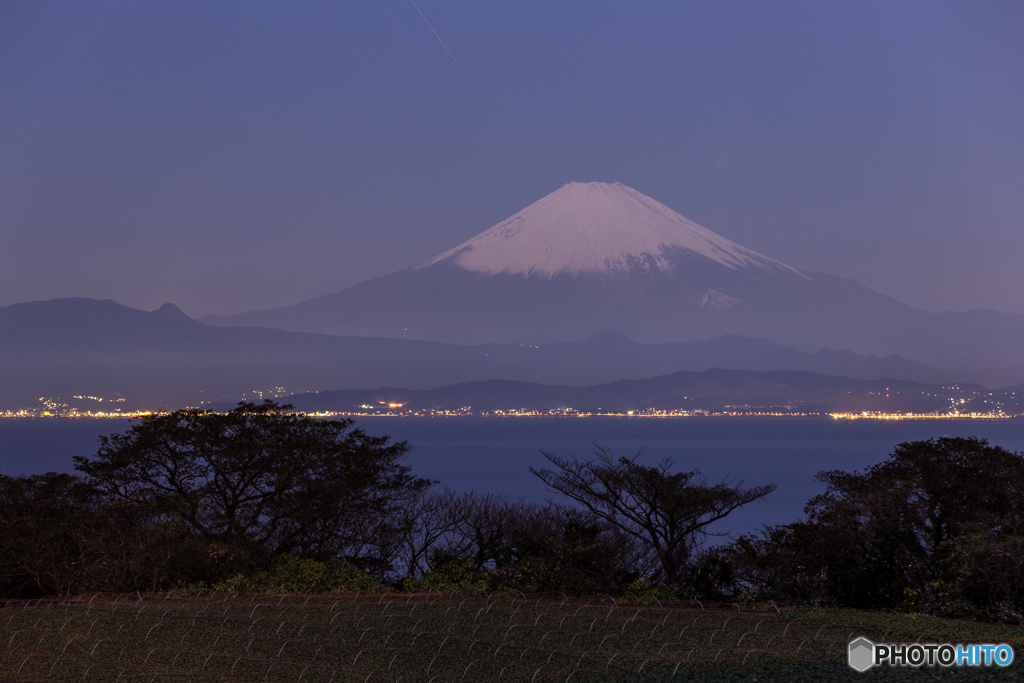 湘南国際村富士山夜景 #1
