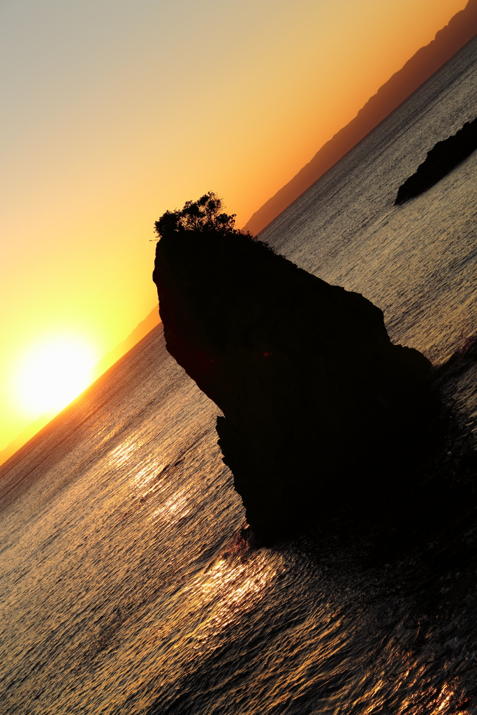 2014年1月19日の日没風景2