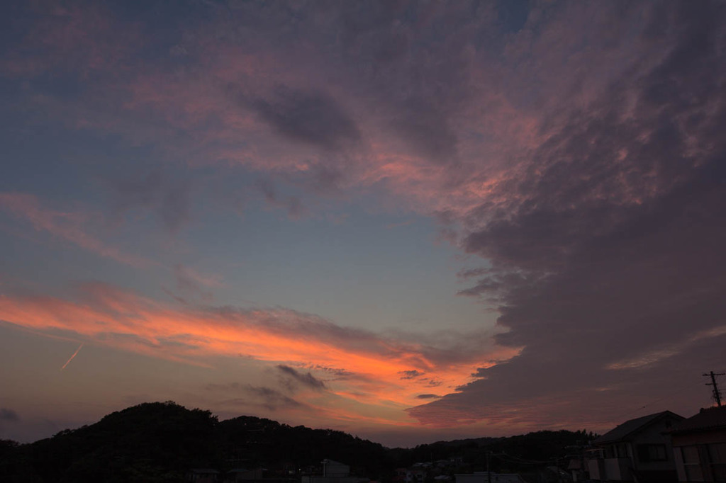 自宅からの夕焼け2