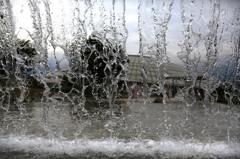 水で遊ぶ