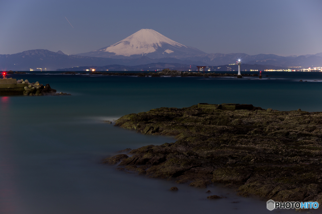 2017年2月11日　森戸海岸夜景 #1