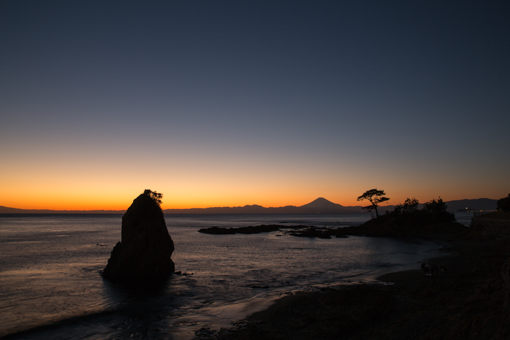 2014年1月19日の日没風景6