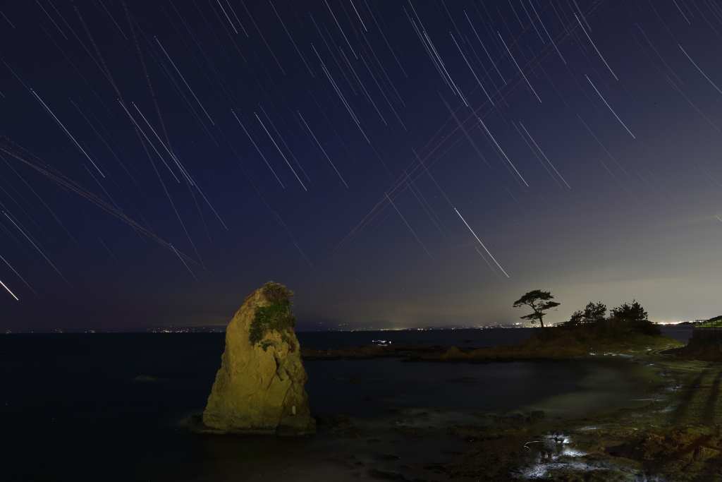 星降る岩場