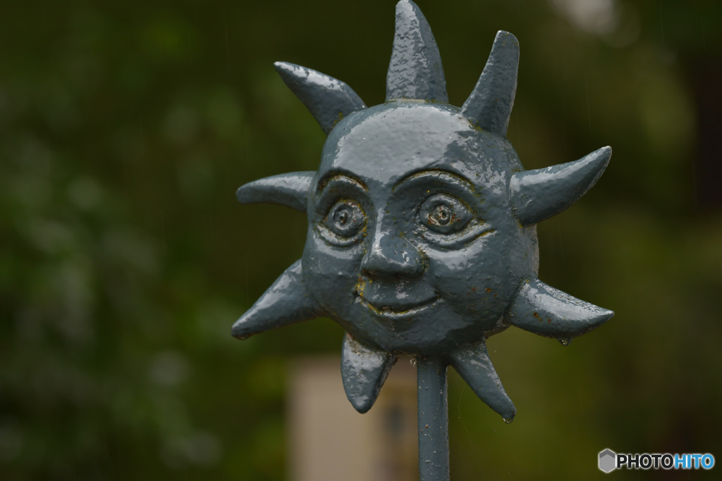 太陽も雨に濡れる
