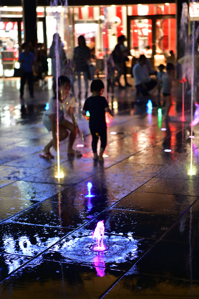 またずぶ濡れだー