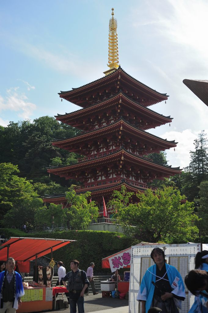 日野市の五重塔