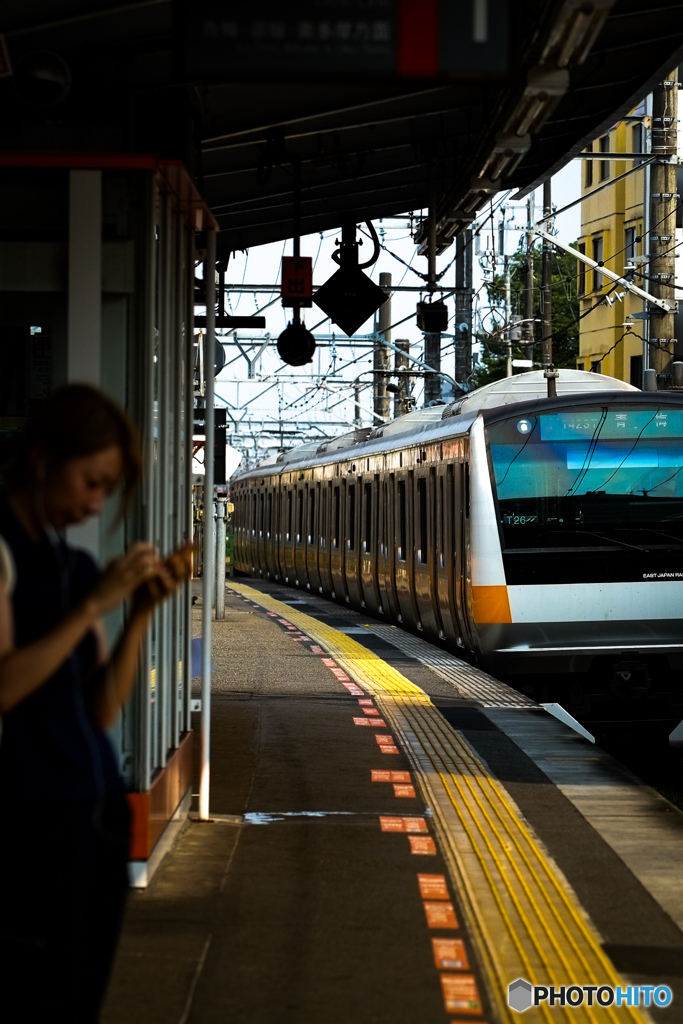 到着の電車は・・