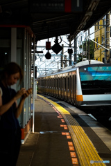 到着の電車は・・