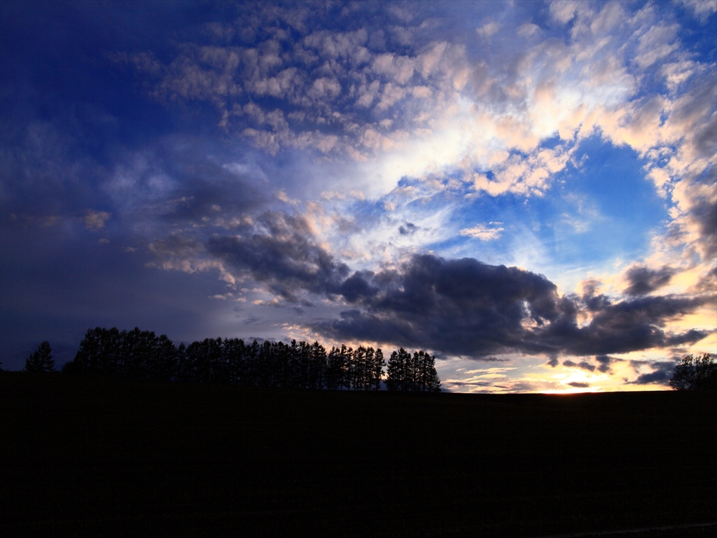 マイルドセブンの夕暮れ